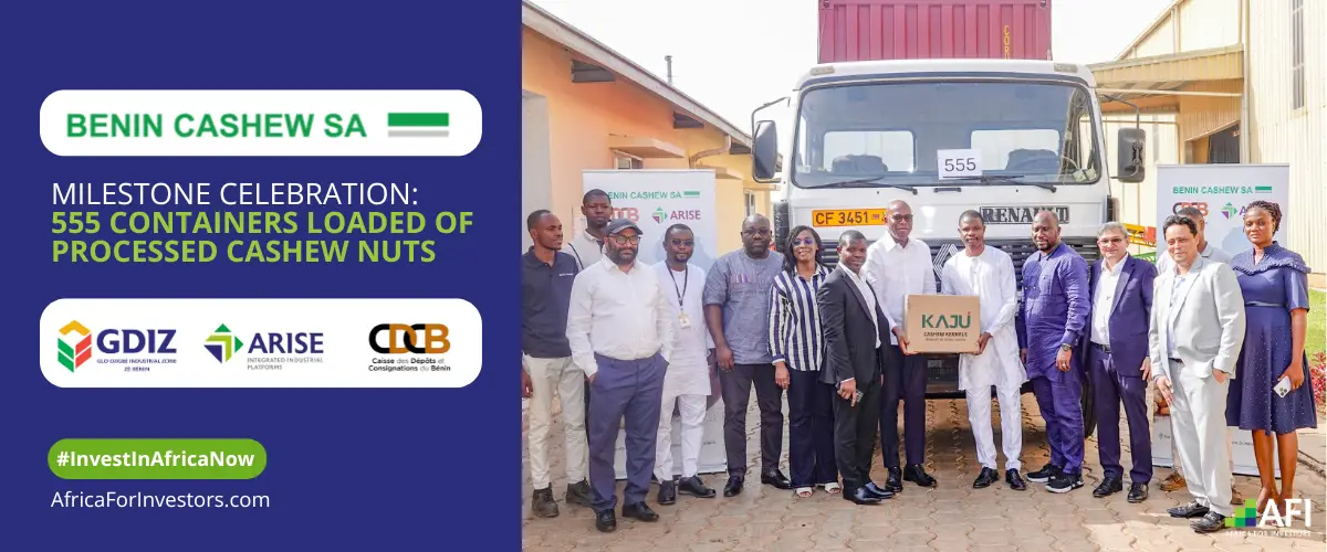 Celebrating Success: 555 Containers and Counting for Benin Cashew SA