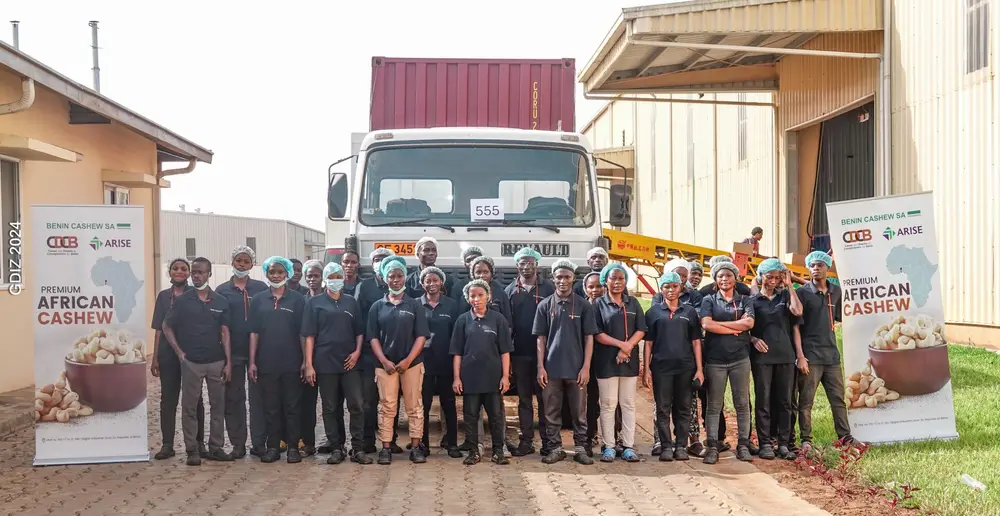 Celebrating Success: 555 Containers and Counting for Benin Cashew SA, Africa For Investors, Arise IIP SEZs