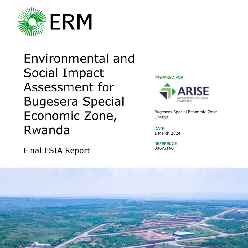 ESIA Report 2024, Arise IIP investment guides and documents