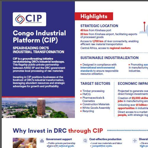 CIP Factsheet, Arise IIP investment guides and documents