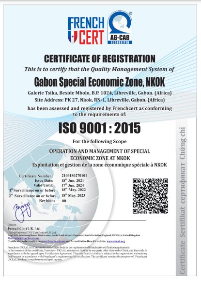 Certificate Of Registration ISO 9001:2015, Arise IIP investment guides and documents