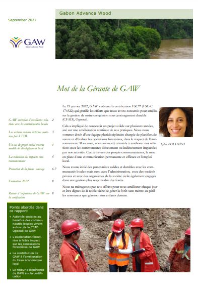Gabon Advance Wood report 2022, Arise IIP investment guides and documents
